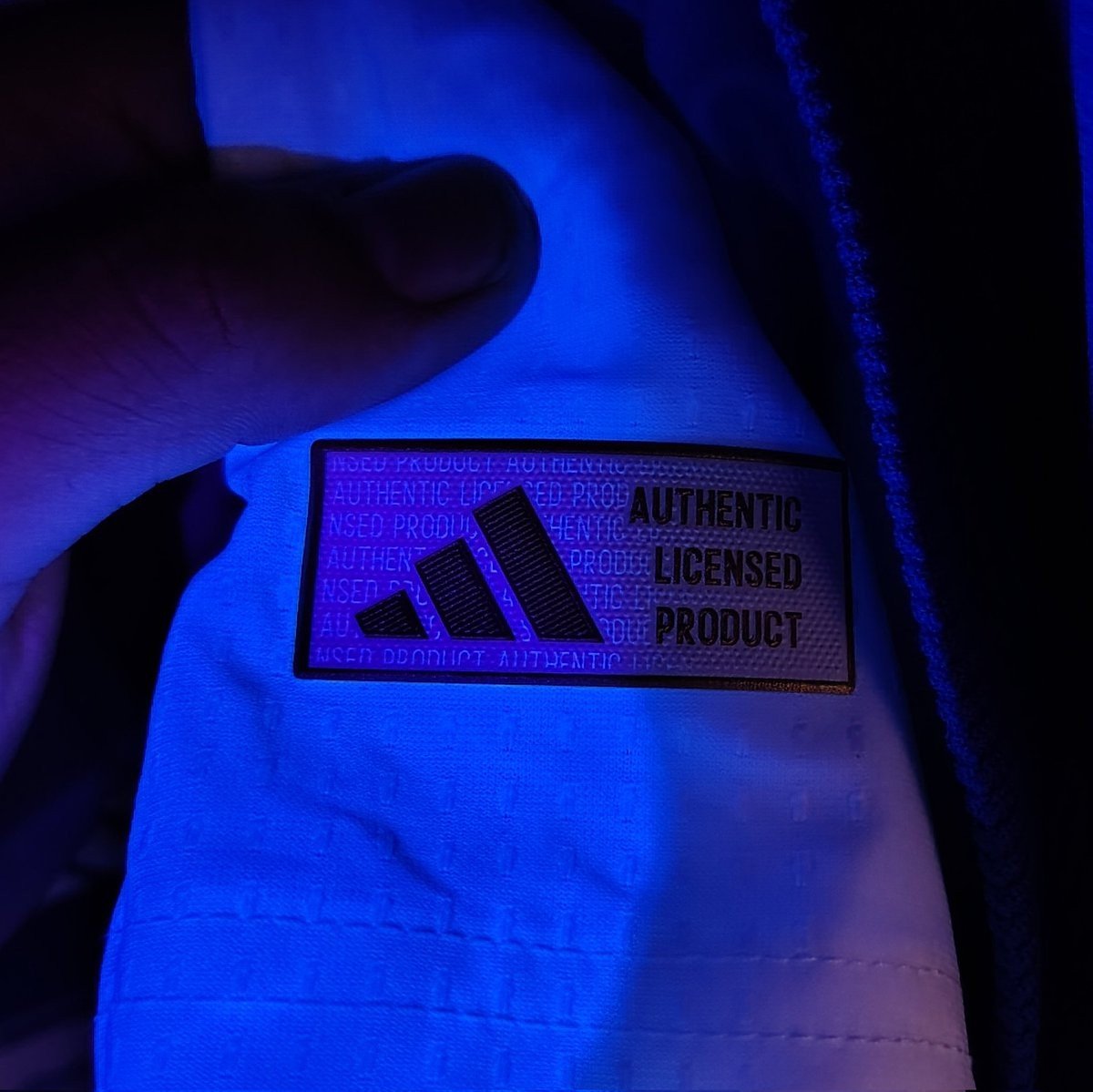 Adidas Authentic Kit Badge Features Hidden UV Print