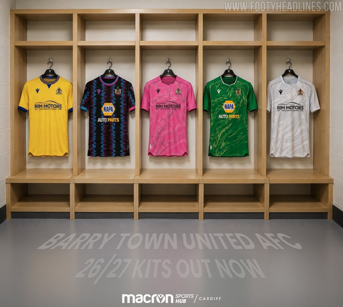 Barry Town United 26-27 Kits Released