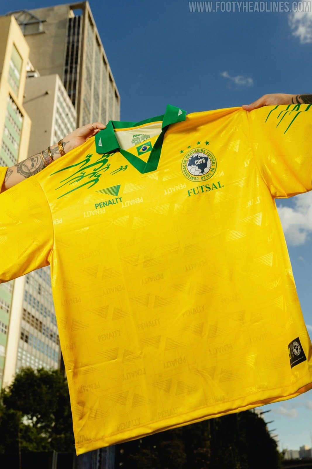 Brazil 1996 Futsal Remake Kit Released