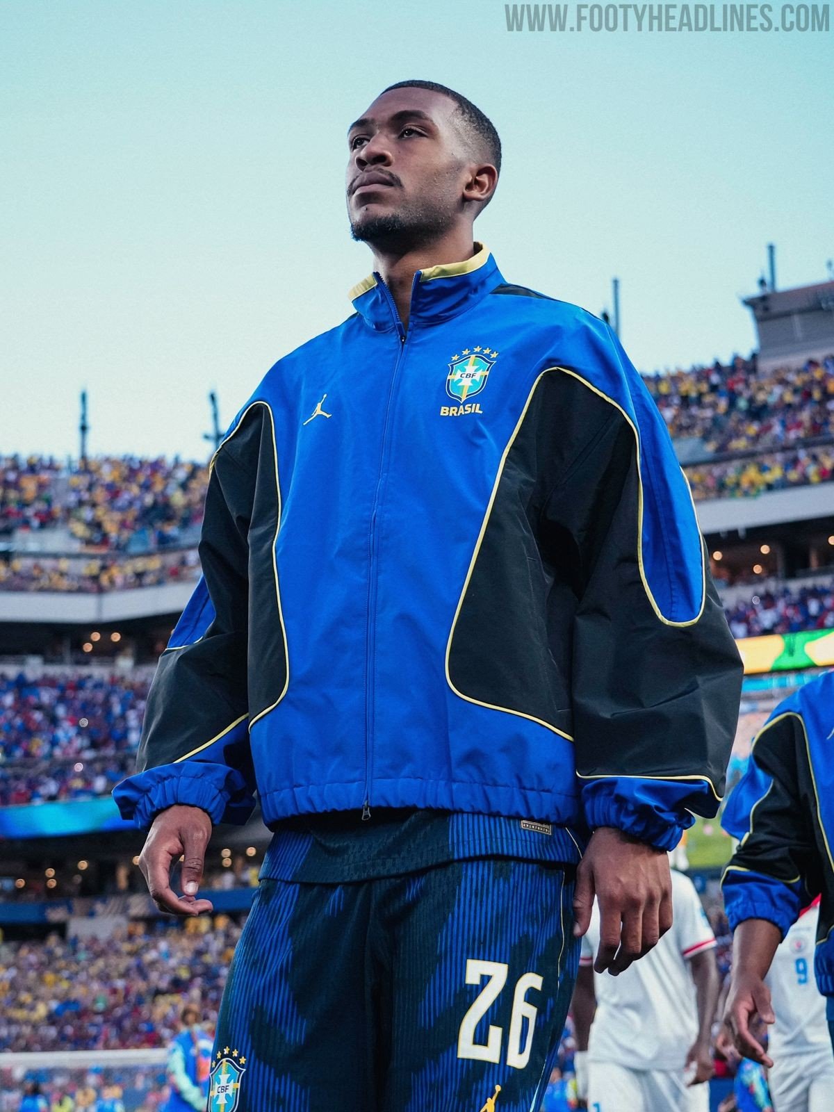 Jordan Brazil 2026 Away Anthem Jacket - On-Pitch Debut