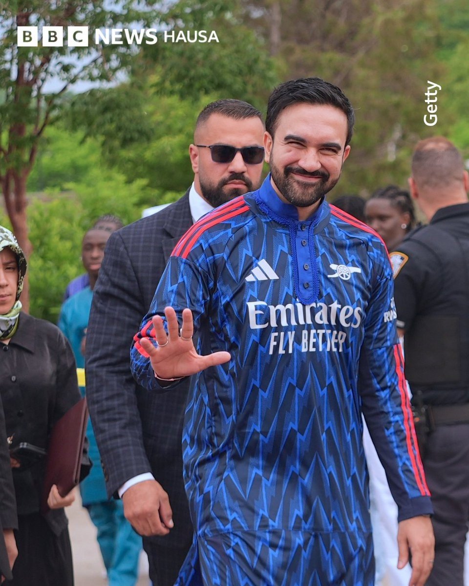 NYC Mayor Zohran Mamdani Wears Arsenal Kit Inspired Kurta at Eid al-Adha
