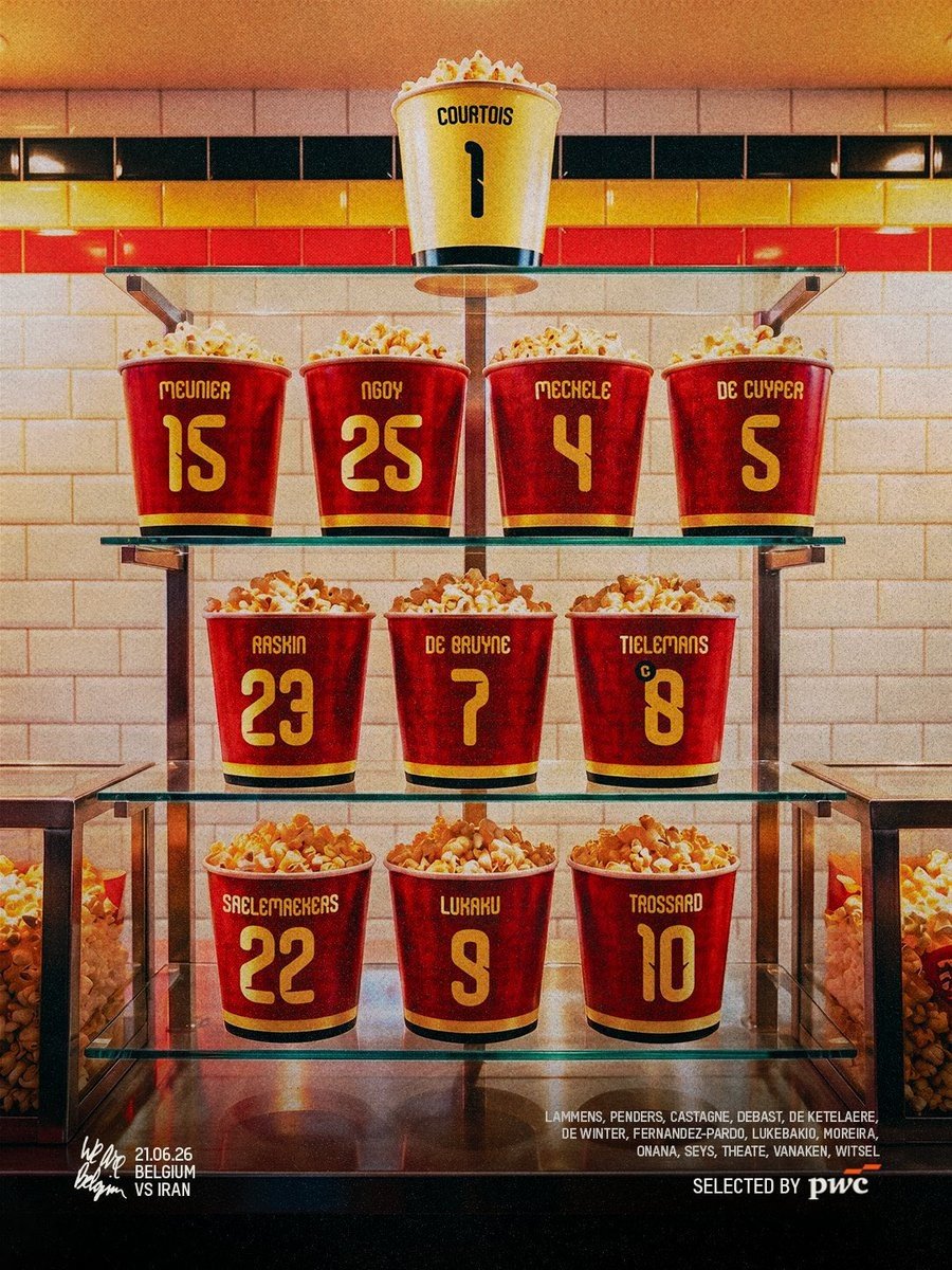Outstanding Belgium 2026 World Cup Lineup Graphics