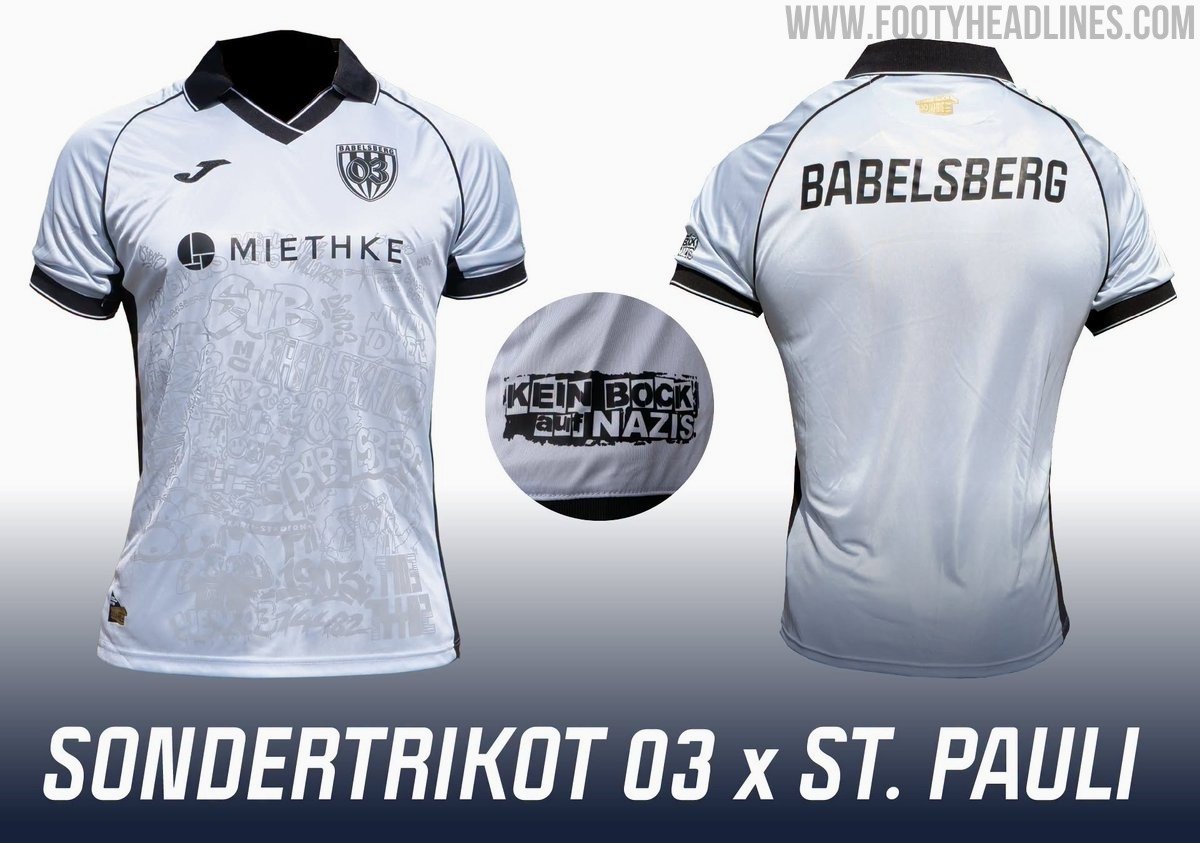 SV Babelsberg 03 x FC St. Pauli 26-27 'Kein Bock auf Nazis' Special Pre-Season Kit Released