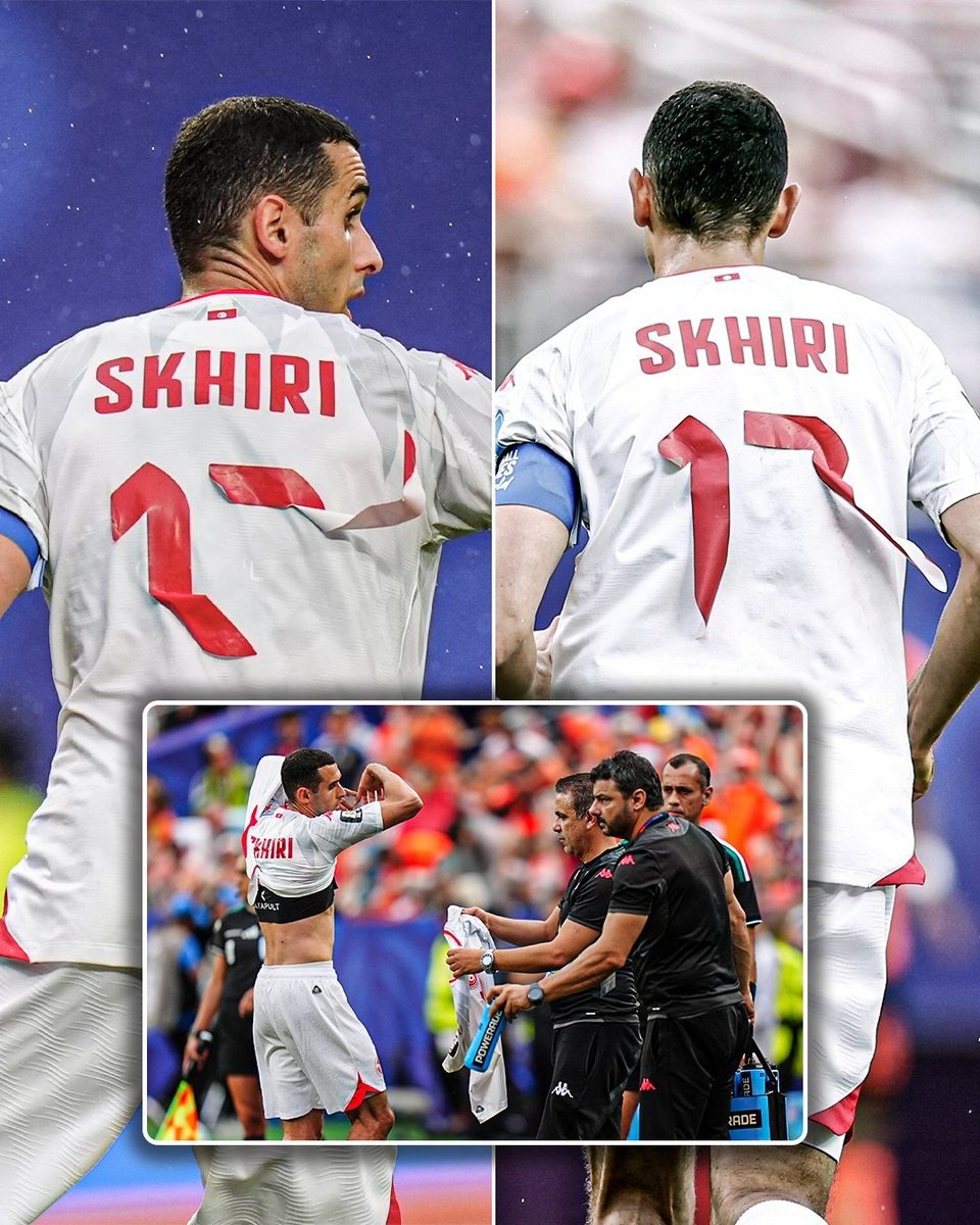Tunisia Captain's Shirt Number Peels Off in 2026 World Cup Match
